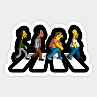 Simpsons Walking Sticker